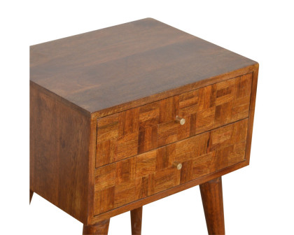 Artisan - Varied Nightstand in Chestnut