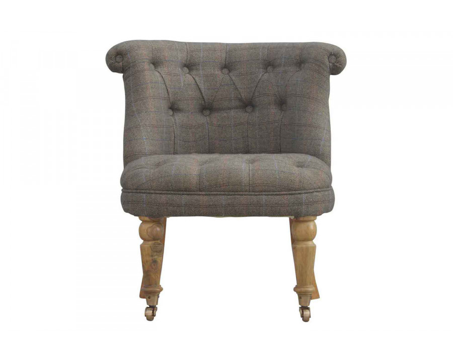 Artisan Accent Chair - Gray, Multi Tweed