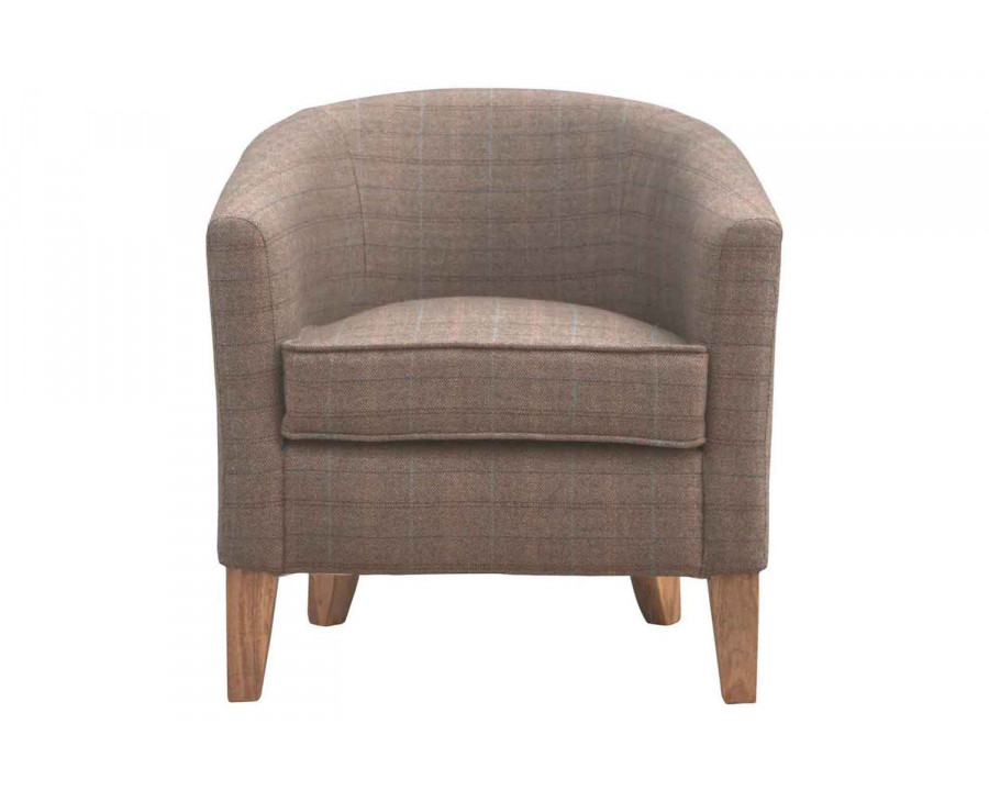 Artisan - Upholstered Tweed Tub Chair