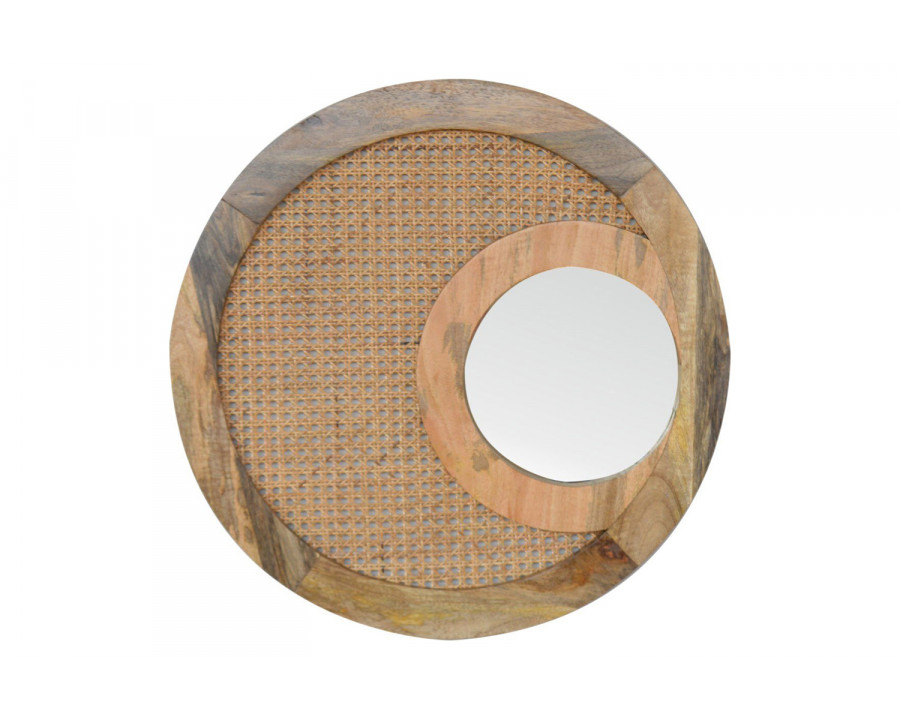 Artisan Woven Mirror - Round