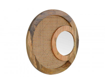 Artisan Woven Mirror - Round