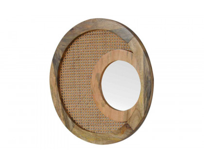 Artisan Woven Mirror - Round