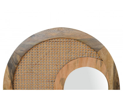 Artisan Woven Mirror - Round