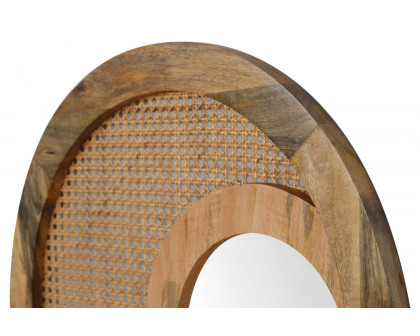 Artisan Woven Mirror - Round