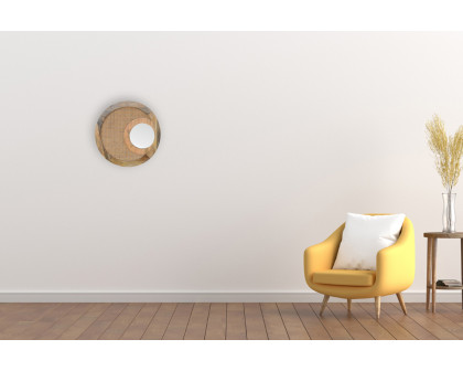 Artisan Woven Mirror - Round