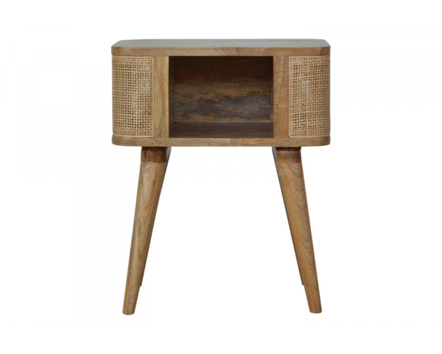 Artisan - Woven Bedside in Open Slot Bedside