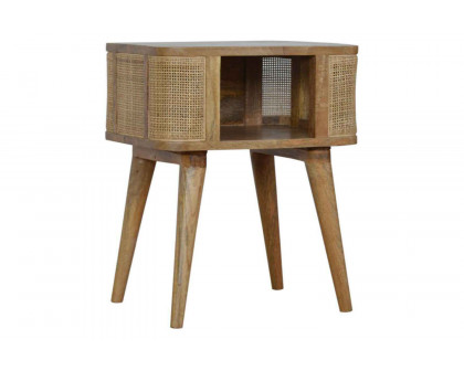 Artisan - Woven Bedside in Open Slot Bedside