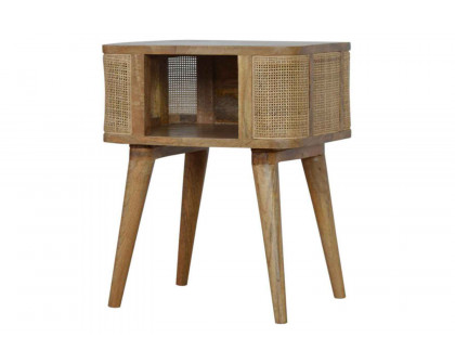 Artisan - Woven Bedside in Open Slot Bedside