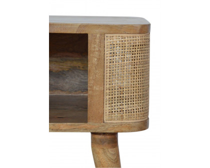 Artisan - Woven Bedside in Open Slot Bedside