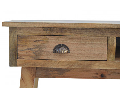 Artisan - Solid Wood Writing Desk with 2 Drawers