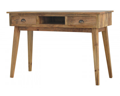 Artisan - Solid Wood Writing Desk with 2 Drawers