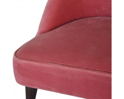 Artisan Deep Button Chair - Pink, Velvet