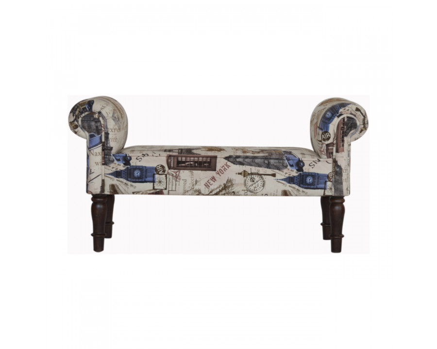 Artisan - City Printed Bedroom Bench