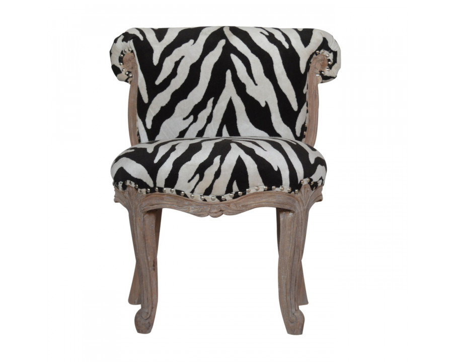 Artisan - Zebra Printed Studded Chair