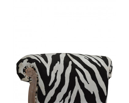 Artisan - Zebra Printed Studded Chair