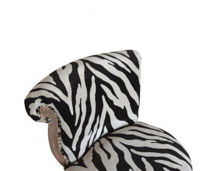 Artisan - Zebra Printed Studded Chair