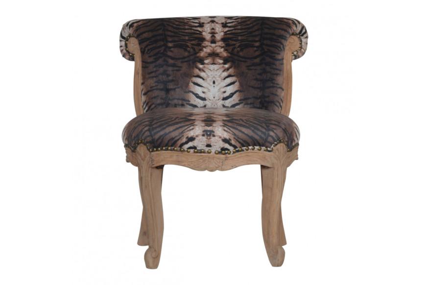 Artisan™ Tiger Printed Studded Chair