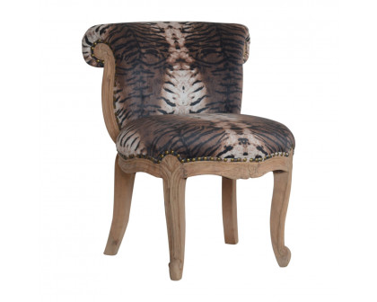 Artisan™ Tiger Printed Studded Chair