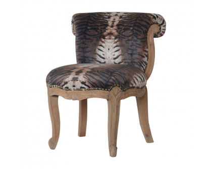 Artisan™ Tiger Printed Studded Chair