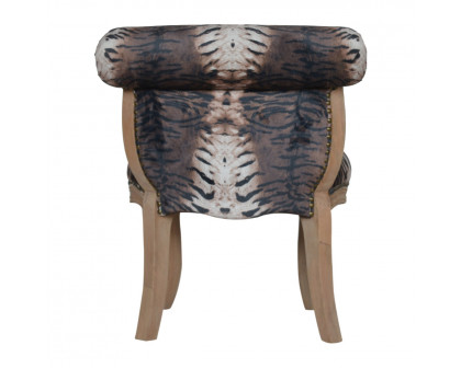 Artisan™ Tiger Printed Studded Chair