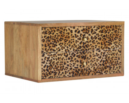 Artisan - Wall Leopard Print Bedside