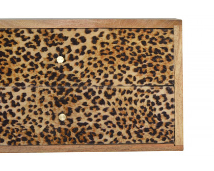 Artisan - Wall Leopard Print Bedside