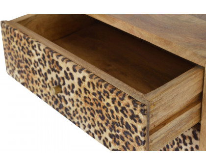 Artisan - Wall Leopard Print Bedside