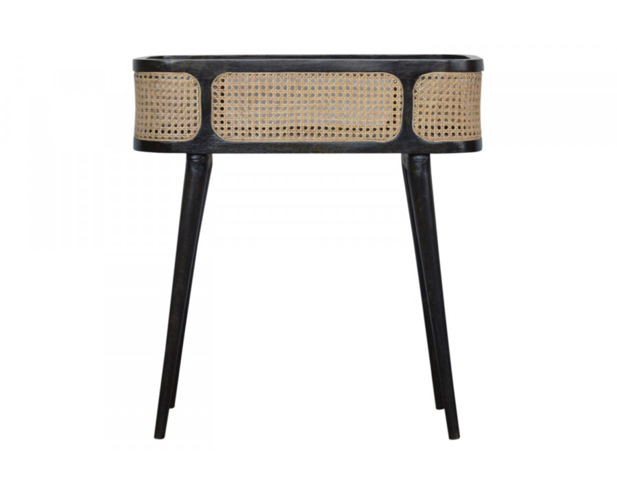 Artisan - Rattan Tray Table in Ash Black