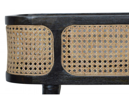 Artisan - Rattan Tray Table in Ash Black