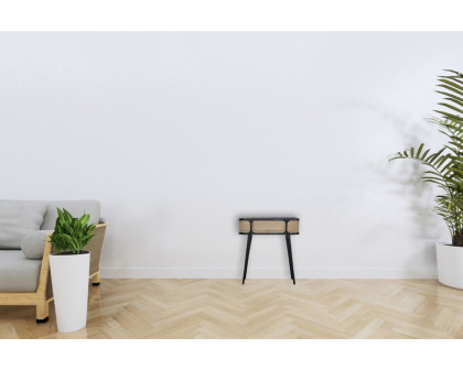 Artisan - Rattan Tray Table in Ash Black