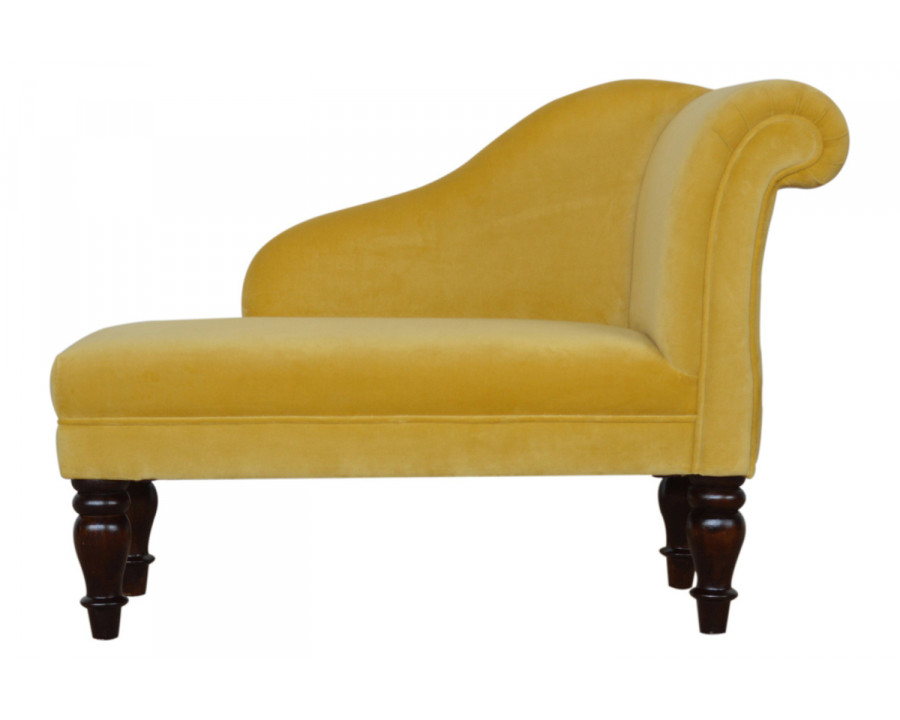 Artisan - Mustard Velvet Chaise