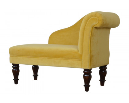 Artisan - Mustard Velvet Chaise