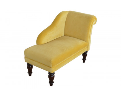 Artisan - Mustard Velvet Chaise