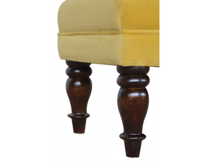 Artisan - Mustard Velvet Chaise