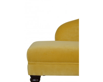 Artisan - Mustard Velvet Chaise