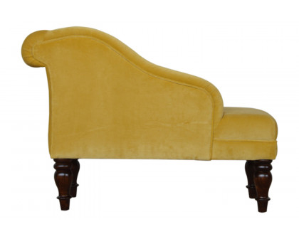 Artisan - Mustard Velvet Chaise