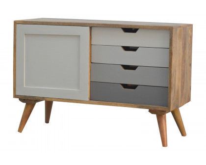 Artisan - Gray Gradient Sliding Sideboard