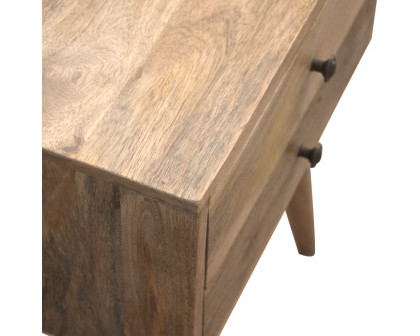 Artisan Modern Solid Nightstand - Natural Oak-Ish