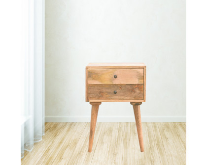 Artisan Modern Solid Nightstand - Natural Oak-Ish