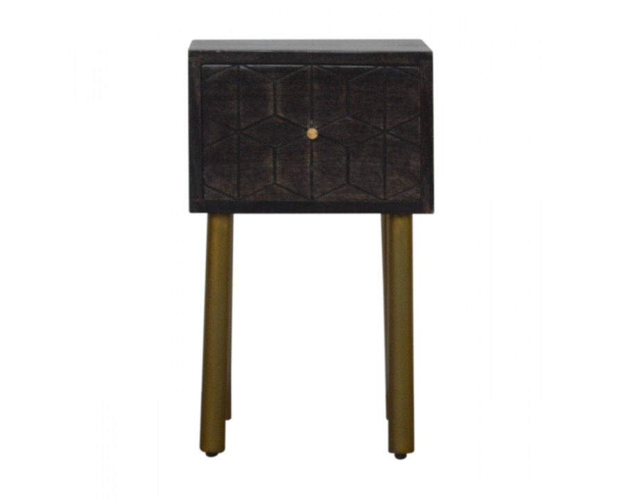 Artisan - Doha Nightstand in Washed Black