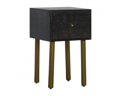 Artisan - Doha Nightstand in Washed Black