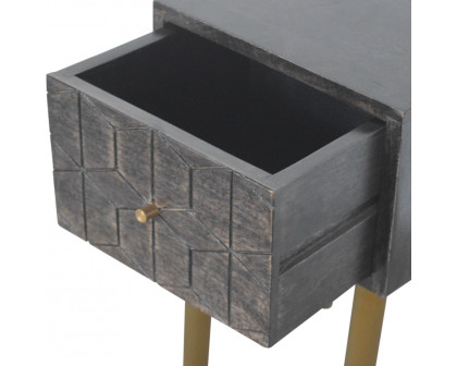 Artisan - Doha Nightstand in Washed Black