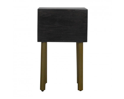 Artisan - Doha Nightstand in Washed Black