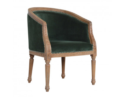 Artisan™ Occasional Chair - Emerald Green, Velvet