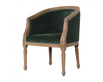 Artisan™ Occasional Chair - Emerald Green, Velvet