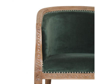 Artisan™ Occasional Chair - Emerald Green, Velvet