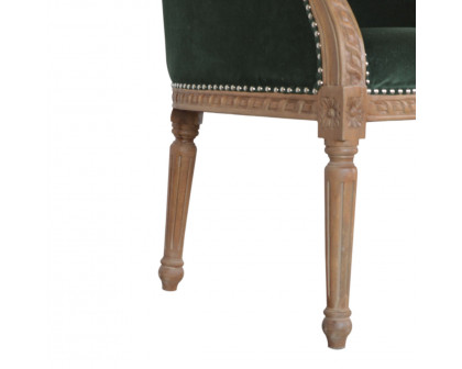 Artisan™ Occasional Chair - Emerald Green, Velvet