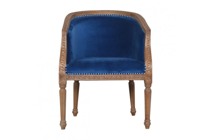 Artisan™ Occasional Chair - Royal Blue, Velvet