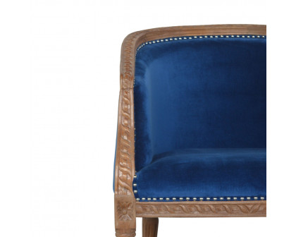 Artisan™ Occasional Chair - Royal Blue, Velvet