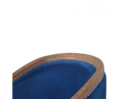 Artisan™ Occasional Chair - Royal Blue, Velvet